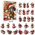 thumbnail image 3 of Lilgiuy 24 Day Christmas Advent Calendar Dachshunds Christmas Vacation Advent Calendar 2024 New Christmas Advent Calendar, Cute Christmas Countdown Calendar Gift for Children Familly Friends, 3 of 6