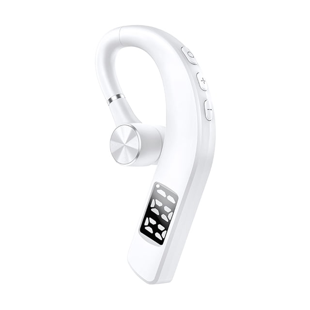 Auriculares Irfora F19 BT5.2 Auriculares inalámbricos de negocios con micrófono Auricular con gancho para la oreja Auricular único en la oreja Batería Pantalla digital para trabajar en la oficina Cond Irfora Auriculares