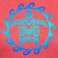 thumbnail image 3 of CafePress - Blue Tribal Turtle Sun T Shirt - Womens Tri-blend T-Shirt, 3 of 4