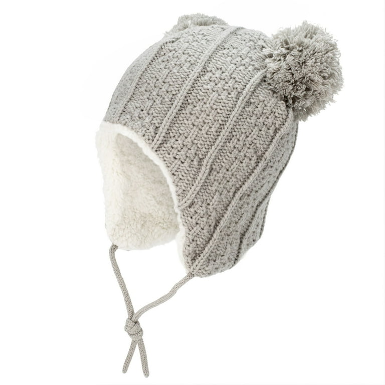 Jan & Jul Knit Bear Beanie - Grey Bear Jan & Jul Knit Bear Beanie - Grey Bear