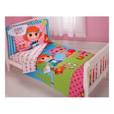 Crown Crafts Lalaloopsy 4 Piece Toddler Bedding Set