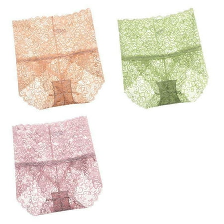

Seamless Lace Panty Women s Briefs Breathable Hipster Panties Underwear Comfy G-string Panties for Women Girls