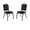 Black, variant on Hampden Furnishings Lila Collection Fabric Banquet Chair, Natural Taupe, Pack of 2