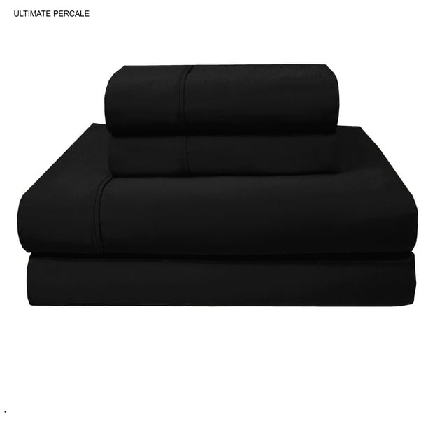 Ultimate Percale 400 Thread Count 100% Cotton Sheet Set,4 Piece Set