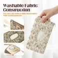 thumbnail image 5 of Floral Quilted Baby Wipe Holder - Portable Diaper Pouch for Stroller, Travel & Daily Use, 5 of 7
