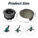 thumbnail image 2 of carretes, 1 tapa, Bosch F016800570, carrete de repuesto para recortadora Bosch Universal Grasscut con tapa 1600a01r5j, 2 of 5