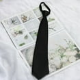 thumbnail image 6 of Women Ties 2023 Retro Silky Narrow Tie Slim Smooth Elegant Necktie Korean Simple Womens Unisex All-match Trendy For Various Occasions, 6 of 6