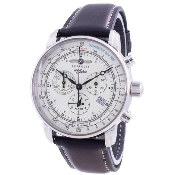 Zeppelin Z86803 100 Jahre Quartz Men Watch, White