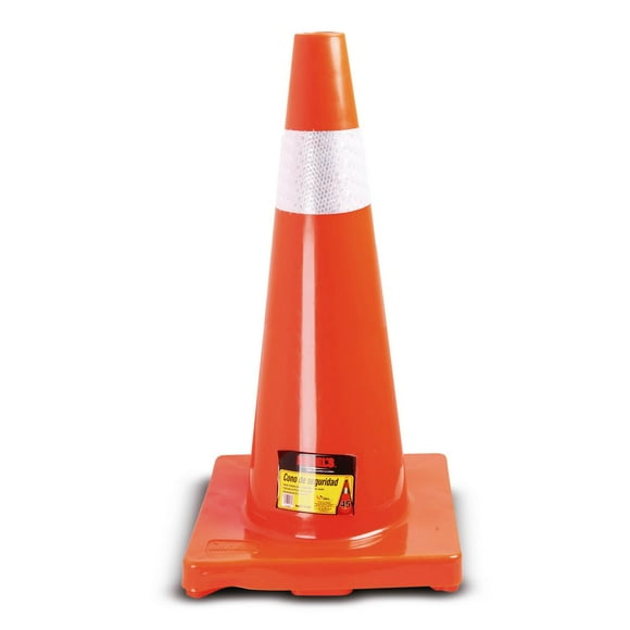 Cono de seguridad MIKELS 70 cm con reflejante