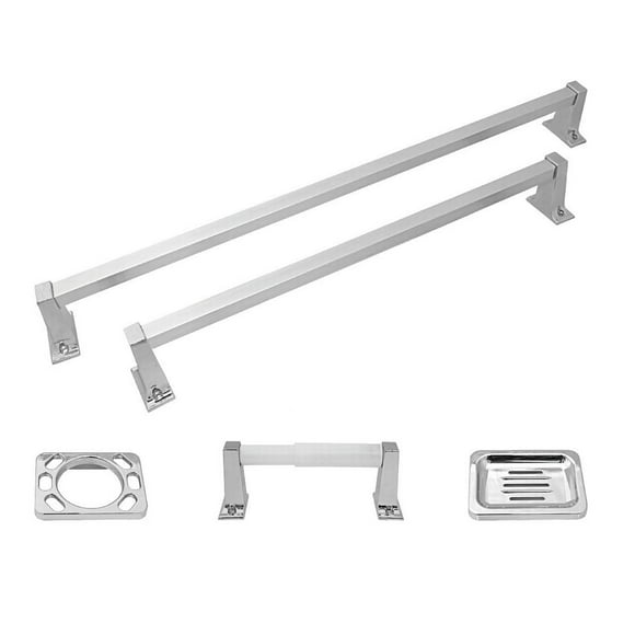 Accesorios Para Baño Alfa Plástico Acabado Cromado