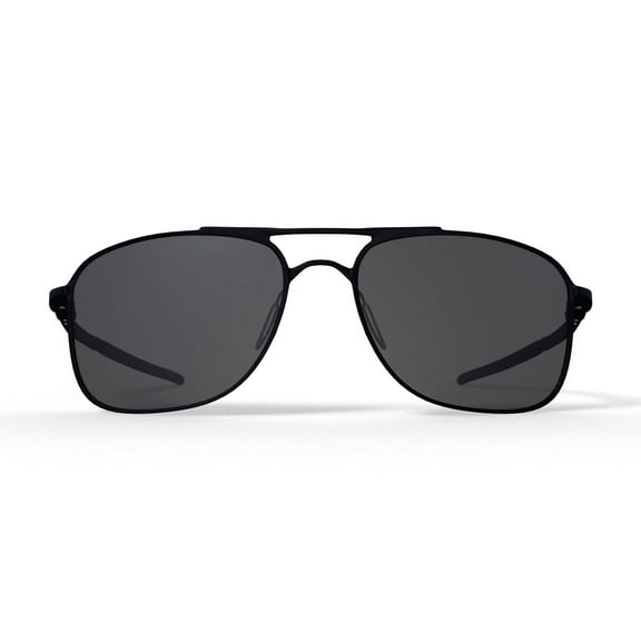 Oakley sunglasses OO4124 Gauge 8 (01) matte black with grey lenses, 62mm