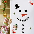 thumbnail image 5 of Christmas Snowman Refrigerator Sticker Set Cute Snowman Fridge Stickers Decoration for Fridge Wall Door Party Supplies Home Decoration, 5 of 6