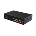 thumbnail image 4 of EU Plug EU Plug Conmutador Ethernet 2+4fas Diewu 2 Uplink + 4 100m Puerto 100-240v 62w Fuente de alimentación, 4 of 5
