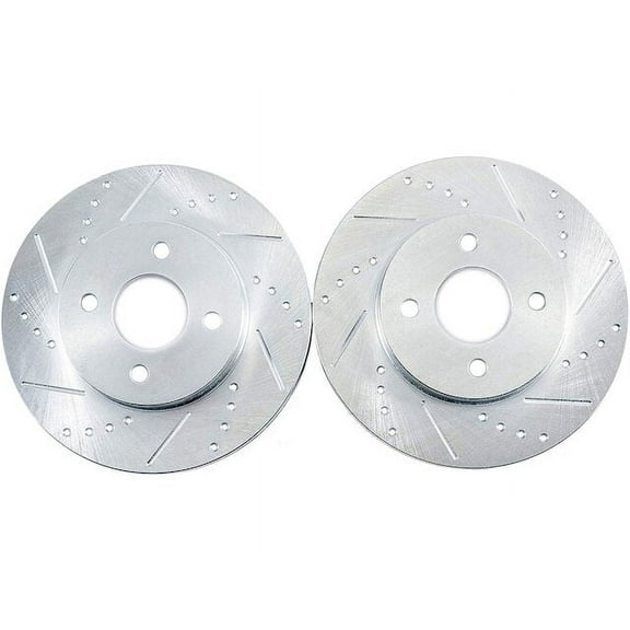 Rear Brake Rotor Set - Compatible with 1998 - 2002 Honda Accord 2.3L 4-Cylinder 1999 2000 2001