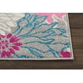 thumbnail image 4 of Nourison Passion Floral Grey 1'10" x 6' Area Rug, (2x6), 4 of 6