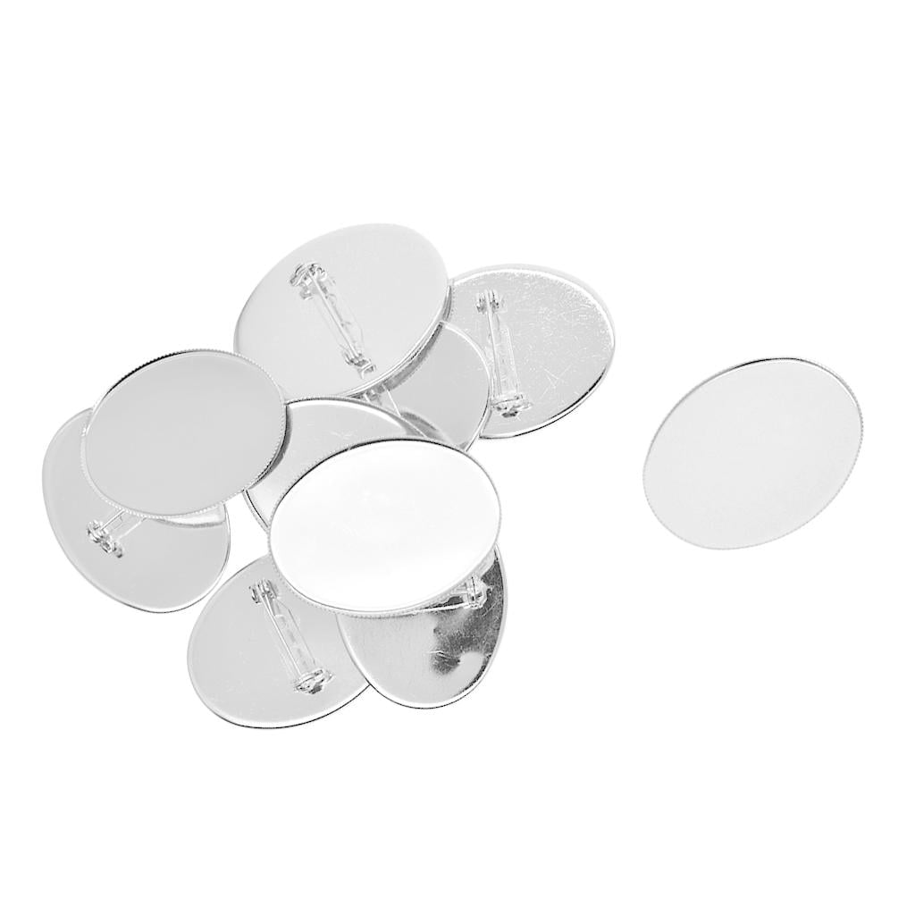 segolike 10 Pcs Broche Cabochon Sertissage Broche Vierge Plateau de Lunette DIY Base
