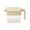 White, variant on SIYTUAU Kitchen Condiment Box With Spoon In Yellow Color For Spice Storage Made Of Plastic Material Size 6X3X4 Inches 1 Piece Condiment Container Yellow