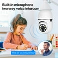 thumbnail image 5 of 2Pack E27 Light Bulb 1080p Camera , 2.4GHz & 5G WiFi Security Cameras Wireless Outdoor, Wireless Cameras for Home Security, Indoor Security Camera, 5 of 8