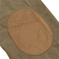 thumbnail image 6 of Men's Long Sleeve Sweatshirt Corduroy Spread Collar Elbow Panel Button Up Ribbed Pullover for Men with Elbow Patches Brown 3XL, 6 of 7