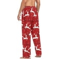 thumbnail image 5 of HPINK-T Xmas Reindeer Pajama Pants for Men Pajama Bottoms Mens Pjs Sleep Lounge Pants with Pockets, 5 of 7