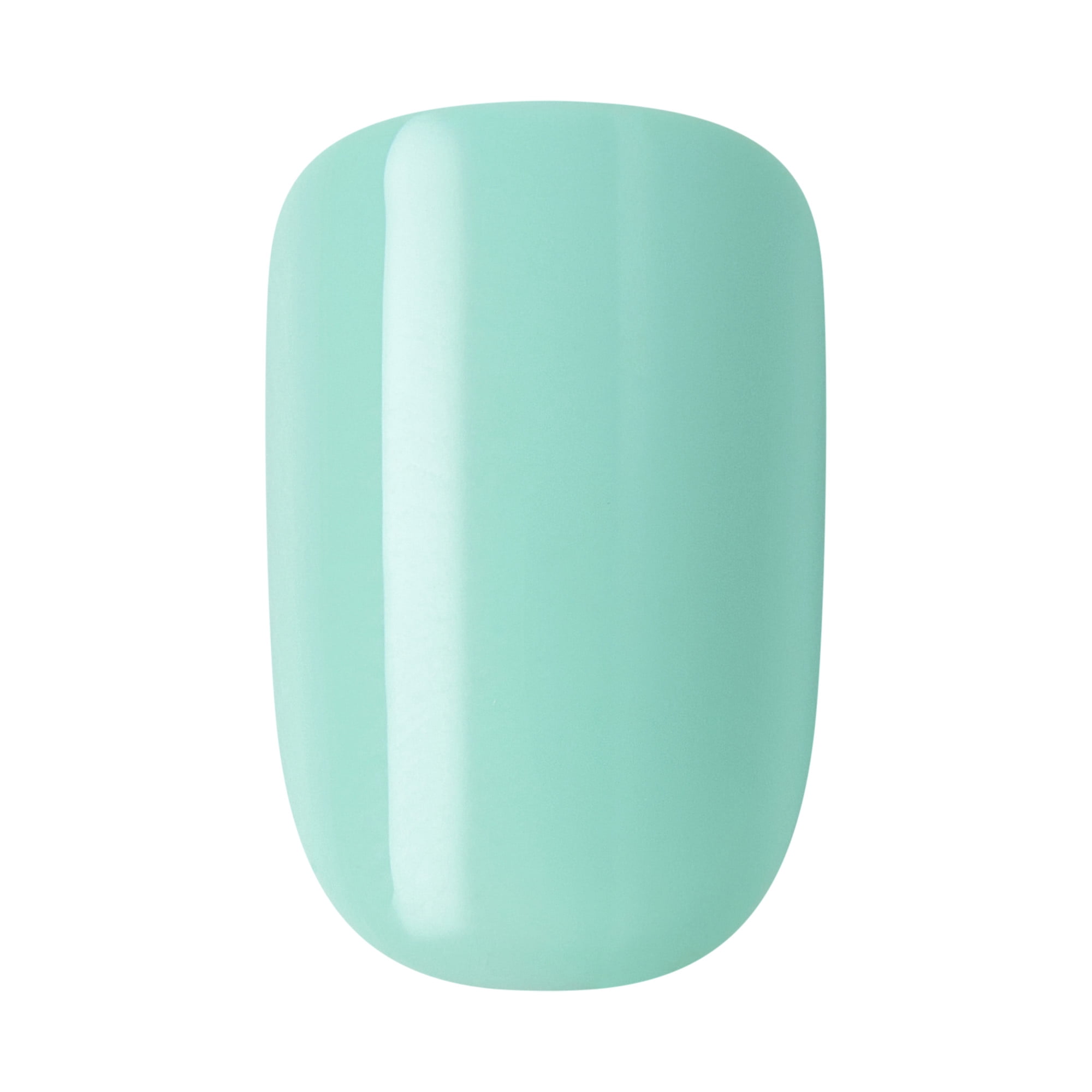KISS imPRESS Ongles Couleur – Plus Près, Vert, Squoval, Court, 30 unités
