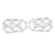 thumbnail image 2 of VOBOR, 2 uds., Pedales de reposapiés Anchos para Motocicleta, reemplazo de aleación de Aluminio para CB500X 2015‑2016, Accesorio para Autocycle(Plata), 2 of 5