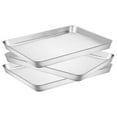 thumbnail image 1 of LOLIPPYY 3pcs Baking Sheet for Toaster Oven Cooking Smooth Silver Surface, 1 of 8