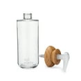 thumbnail image 2 of Full Circle Foamance, Glass Foaming Soap Dispenser, Bamboo Lid, 16-Ounce, Gray Tinted, 2 of 4