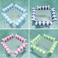 thumbnail image 3 of Hamac d'Eau en PVC Matelas Flottant Gonflable pour Piscine Étanche Rayé PVC Transat Accessoires de Piscine Bleu Style C, 3 of 6