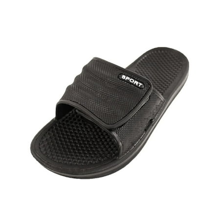 - Sport Women's Adjustable Hook and Loop Closure Slip On Sandals