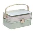 thumbnail image 3 of TOOYFUL Makeup Train Case Portable Makeup Bag Gift Beauty Tool Multifunctional Beauty Cosmetic Box Vanity Case for Toiletry Cosmetics green, 3 of 10