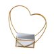 thumbnail image 5 of Cesta de flores en forma de corazón Diseño simple Regalo ideal único Geométrico moderno para 32CMX15CMX11CM, 5 of 9