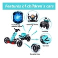 thumbnail image 6 of GDF Studio 12V Foldable Electric Kids Go Kart with Adjustable Seat, VA Wheels, Light Blue, 6 of 9