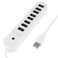 thumbnail image 3 of USB 2.0 Hub, 8-Port USB Hub USB Splitter Adapter 53cm Cable USB Expander for Laptop, PC, Flash Drive, Printer, Camera, Keyborad, Mouse, 3 of 5