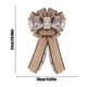 thumbnail image 3 of Adornos navideños, adornos navideños, regalos navideños, adornos navideños, adornos colgantes para árbol de Navidad, lazo de lino doble, decoración para fiestas navideñas, accesorios de tela y terciop, 3 of 7