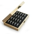 thumbnail image 2 of CHZIMADE 20Pcs Coins Capsules Wooden Display Storage Box Case Holder Collectible Capsules, 2 of 6