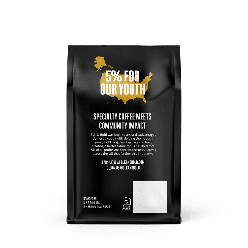 BLK & Bold Rise & GRND Blend, Medium Roast Ground Coffee - 10.5 oz