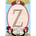 thumbnail image 2 of America Forever Spring Monogram Garden Flag Letter Z 12.5 x 18 inches Double Sided Vertical Outdoor, Yard, Lawn, Beautiful Floral Design, White, Red, Pink Roses, Summer Flower Garden Flag, 2 of 5