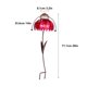 thumbnail image 3 of Comedero para pájaros con forma de equinácea para exteriores, decoración de jardín, comedero para pájaros con ruedas de metal, diseño de equinácea de 2 niveles, marco de metal plegable, base, 3 of 7