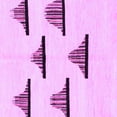 thumbnail image 1 of Ahgly Company Indoor Square Solid Purple Modern Area Rugs, 5' Square, 1 of 4
