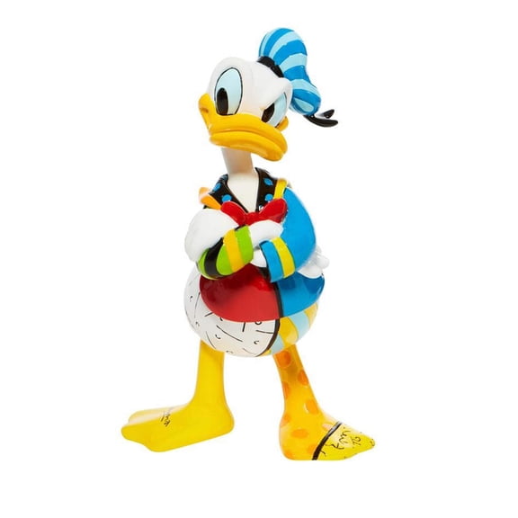 Enesco Disney by Romero Britto Donald Duck Figurine, 7.3 Inch, Multicolor