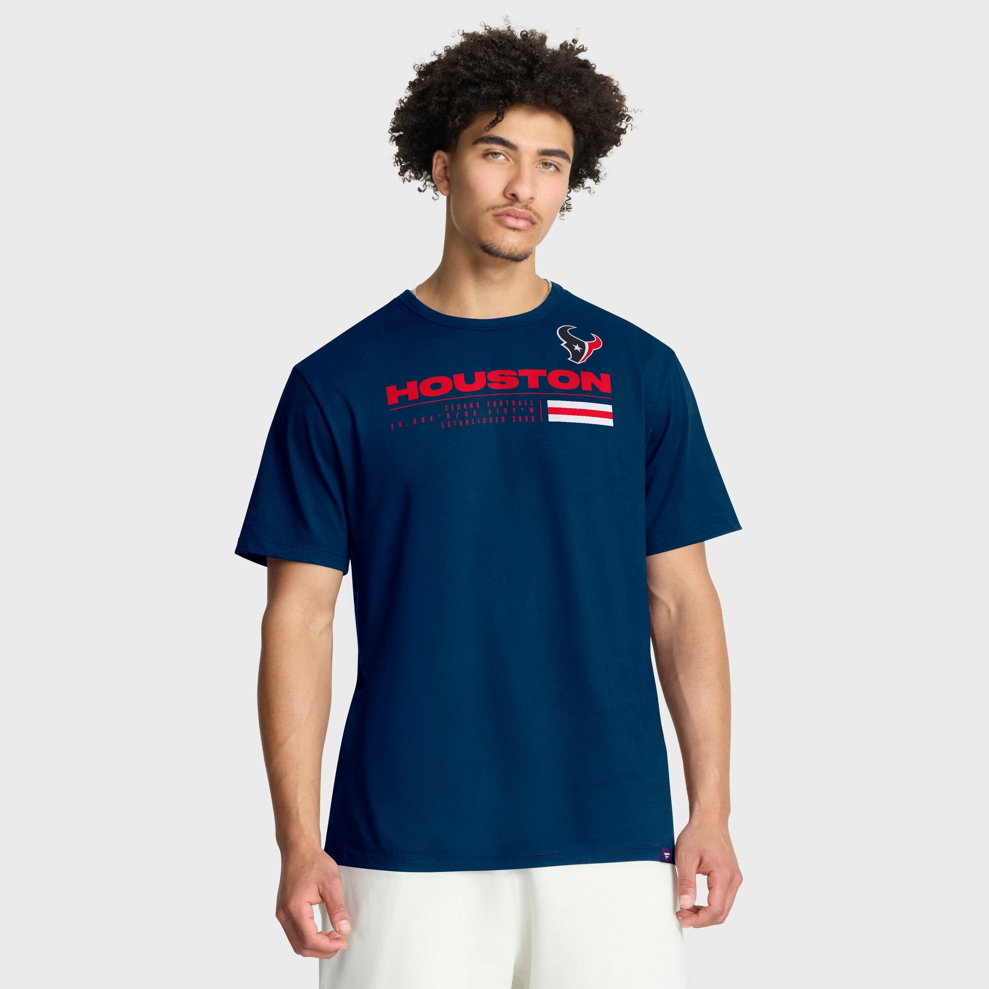 Men's Fanatics Navy Houston Texans Chop Block Legacy T-Shirt