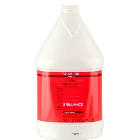 Wella IInvigo Brilliance Shampoo for Coarse Color Treated Hair 1 Gallon 128 oz