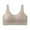 Khaki, variant on Bras for Women Low Back Women's Wireless Underwear Full Cover Pullover Bra Built in Pads - Everyday Bralette for Teen Girls Purple One Size