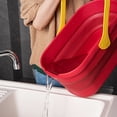 thumbnail image 2 of Eyliden Collapsible Plastic Bucket Mop Bucket Cleaning Washing Bucket for Mop Cleaning Washing Fit Sponge Mop Flat Mop Cotton Mop Good Grips Angled, 2 of 7