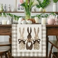 thumbnail image 2 of Dsscvnef Easter Table Flag Holiday Bunny Egg Little Printed Linen Tablecloth Easter Home Decorations Easter Quilted Table Patterns Lace Table Runners 36 Inches, 2 of 6