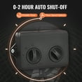 thumbnail image 4 of VEVOR Drum Fan 24 Inch High Velocity Industrial Use 3-Speed Timer for Warehouse, 4 of 9