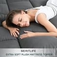 MERITLIFE Extra Thick Full Size Mattress Topper Pillow Top Mattress