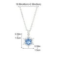 thumbnail image 4 of Necklaces for Women Jewelry for Women Christmas Snowflake Zircon Pendant Necklace Accessories For Daily For Christmas For Present, 4 of 9