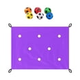 thumbnail image 4 of Juego de construcción de equipos con lona y 6 pelotas de poliuretano, divertido juego de aprendizaje y trabajo en equipo. Púrpura, 4 of 8